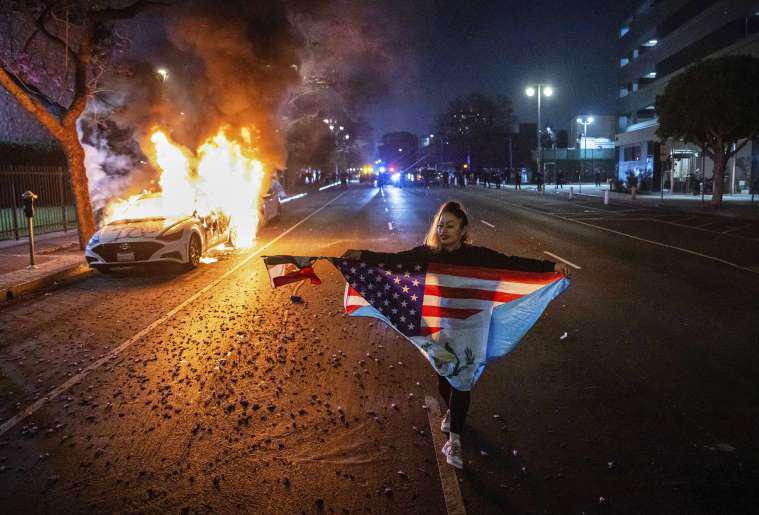 LA's image scuffed amid protests, raids & politics