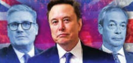 मस्क की एंट्री से स्टारमर पर संकट दक्षिणपंथी नेता को 10% की बढ़त