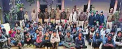 बांग्लादेशी-रोहिंग्या के ठिकानों पर की छापेमारी, 500 से ज्यादा लोगों को पकड़ा