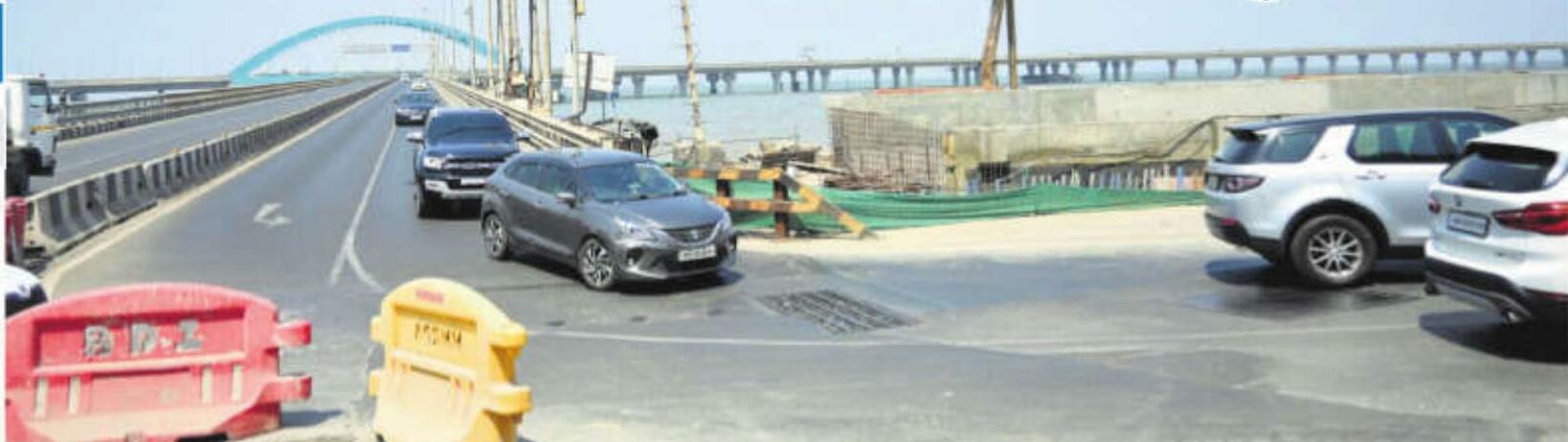 सी लिंक पर 'बो आर्च ब्रिज' के शुरू होने से ट्रैफिक जाम से मिला छुटकारा,