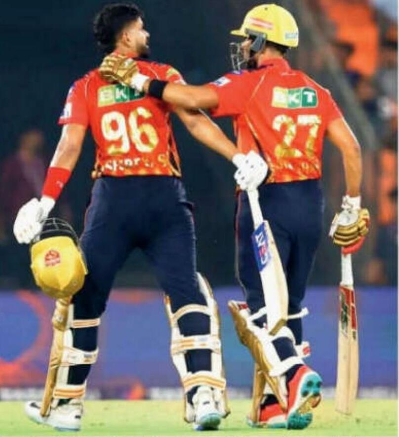 अहमदाबाद के मैदान पर टी20 में सबसे बड़ा स्कोर बनाकर जीती पंजाब किंग्स