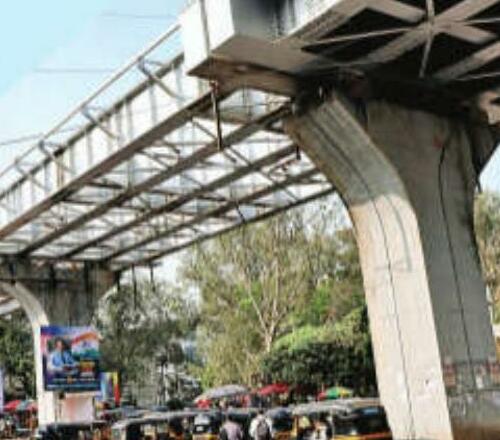 तीसरी बार बढ़ाई गई विक्रोली रेलवे स्टेशन ब्रिज की लागत
