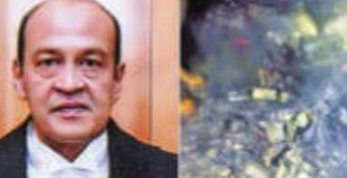 आग के 12 दिन बाद जज के घर का कमरा सील