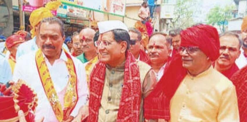 गाजे-बाजे के साथ हुआ नव संवत का स्वागत