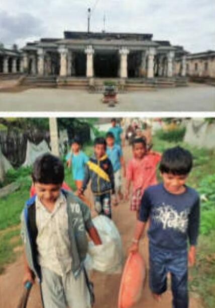 गांव के 50 बच्चों ने 500 साल प्राचीन मंदिर को जीवंत किया