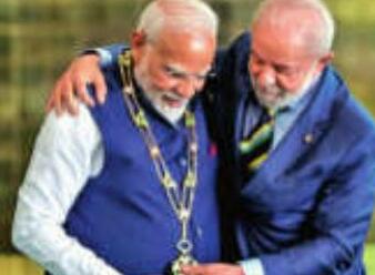 पीएम मोदी को ब्राजील का सर्वोच्च नागरिक सम्मान, यह 26वां सम्मान