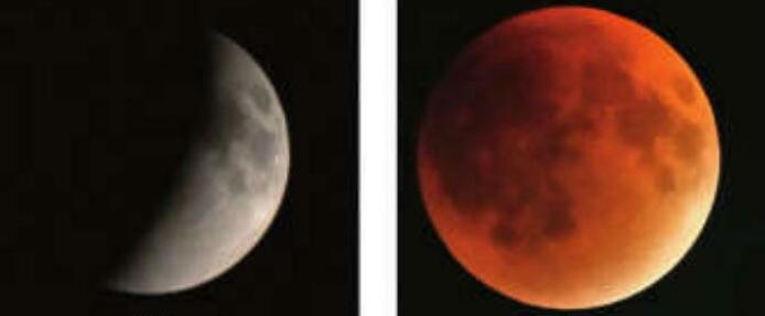 देश ने 7 साल बाद देखा पूर्ण चंद्रग्रहण, 82 मिनट ब्लड मून