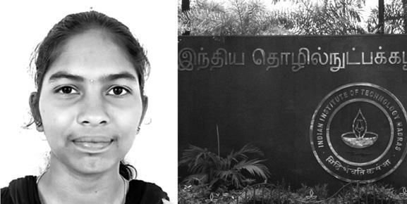 சென்னை ஐஐடியில் இடம் பிடித்த சேலம் பழங்குடியின மாணவி