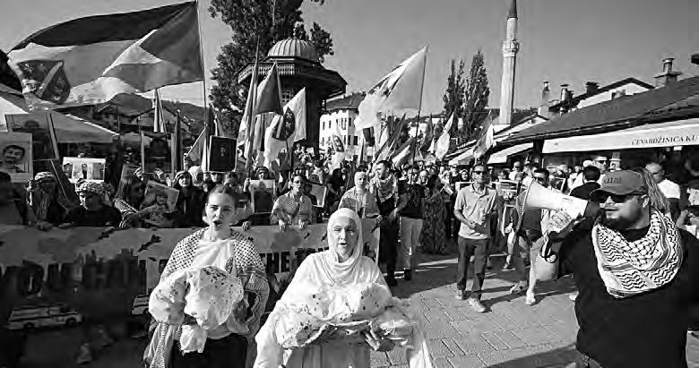 Bosna Hersek'te İsrail'e protesto