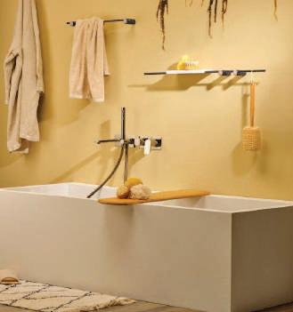 Italian-made faucets offer understated elegance