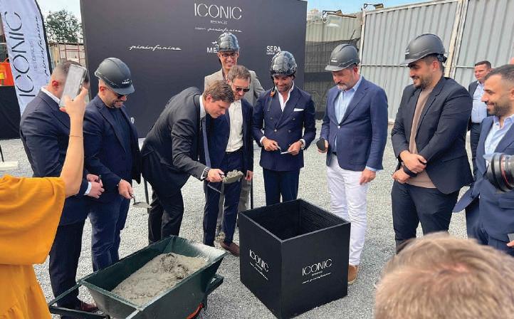 Mered marks first concrete pour at Iconic Residences