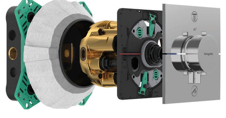 Hansgrohe highlights next-gen concealed unit