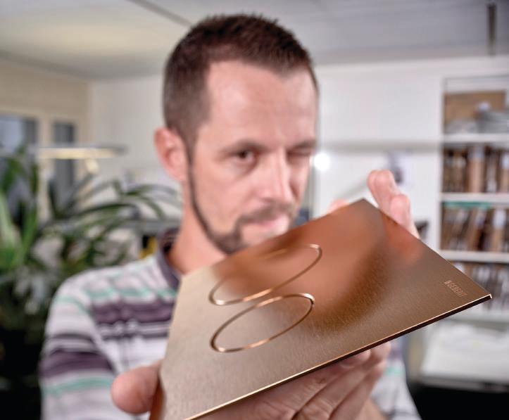 Geberit unveils slim actuator plate