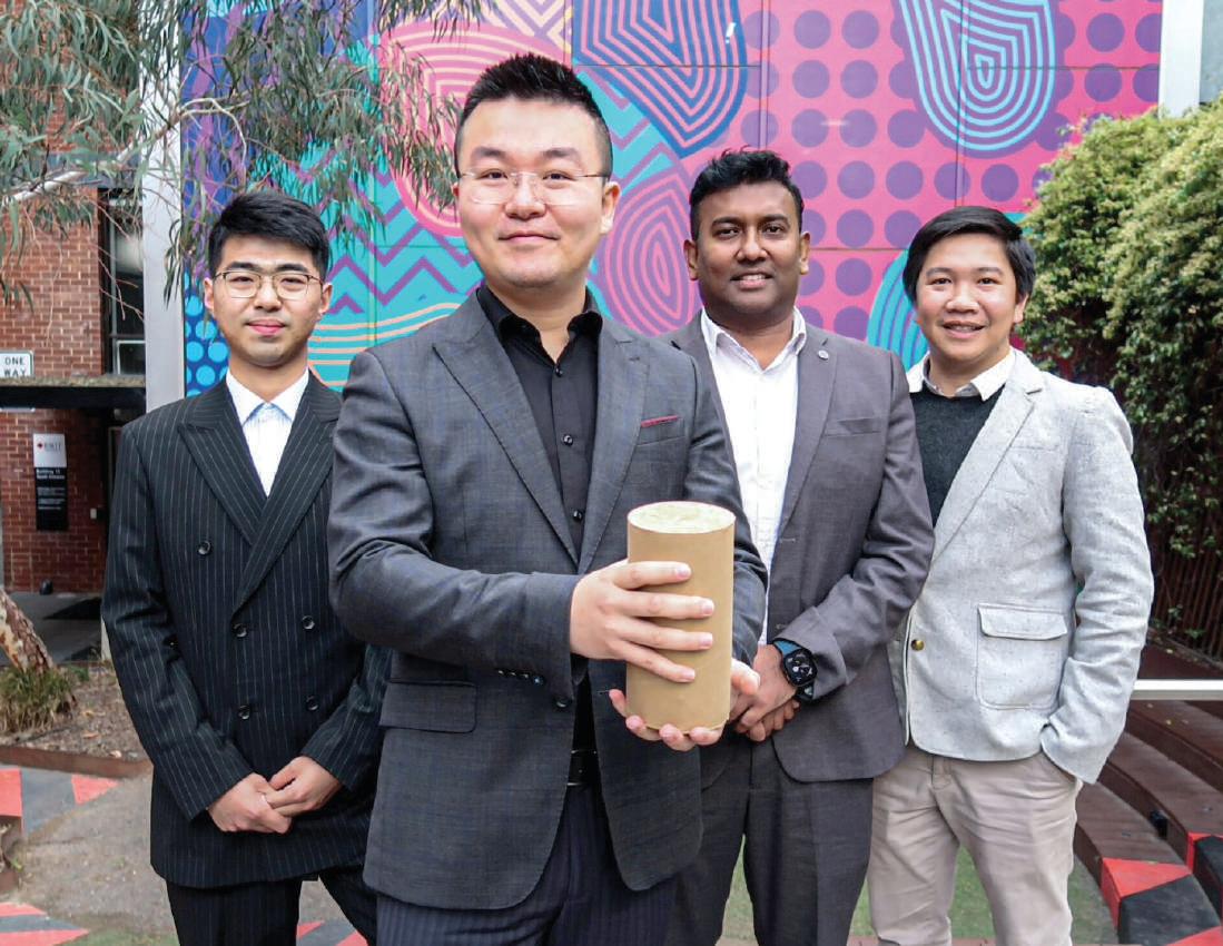 How cardboard and soil can replace concrete