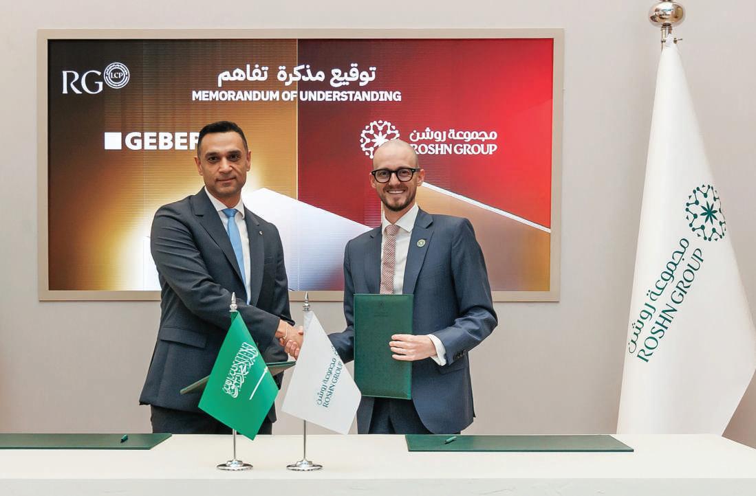 ROSHN, Geberit sign strategic collaboration framework