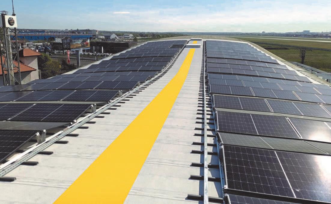 Renolit route to highly visible slip-resistant roof access