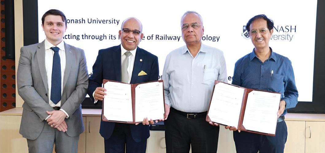 Monash & DFCCIL sign MoU to cooperate in research & training