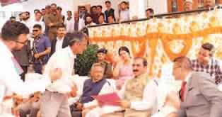 CM Sukhu listens to public grievances in village Daro Deoria of district Sirmaur