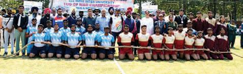 All India University Tug of War Championship 2025 inaugurated at Lamrin Tech Skills University