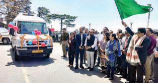 Vehicles flagged of under 'Care on wheels' initiative