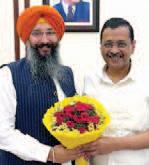 Sekhwan meets Arvind Kejriwal in Delhi, discusses Punjab’s future and development plans