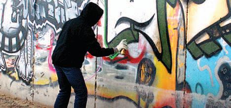 Defacing public property will lead to imprisonment