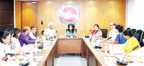 Education Secretary reviews NEP 2020, annual plan with principals