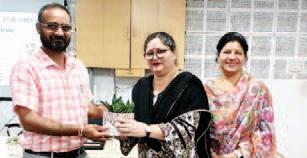 Extension lecture on topic Revisiting Nehru organised by DAV Girls College