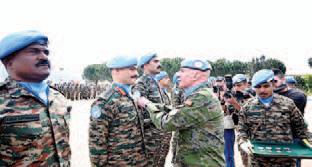 Indian Battalion celebrates Medal Day Parade in UNIFIL with grandeur and dignity