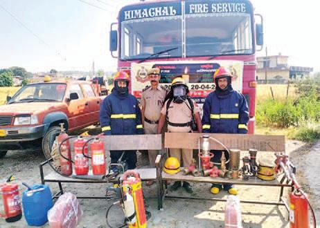 Employees of Amb Fire Station observe Fire Week