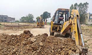 Town Planner Department's demolishes 3 illegal colonies in Mullana