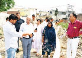 MC Commissioner Vaishali checks quality of development works