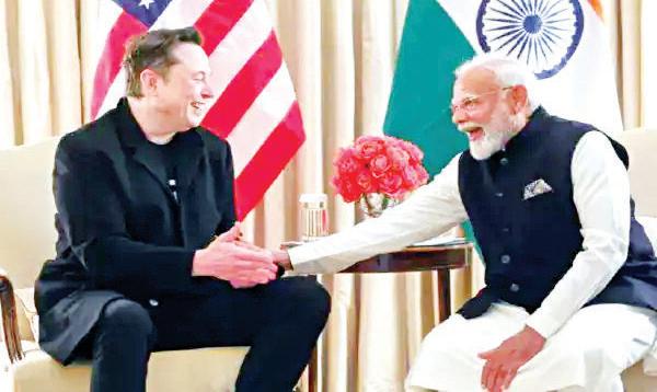 PM Modi, Elon Musk discuss collaboration in technology and innovation sectors