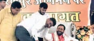 Voice of Punjab traders organisation Retail and Karyana Association President Pramod Gupta holds discussion with Haryana CM