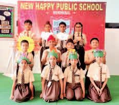 Earth Day celebrated at New Happy Public School, Sudhail