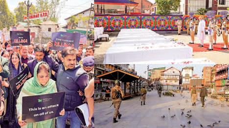 Protests erupt in Jammu after Pahalgam terror attack