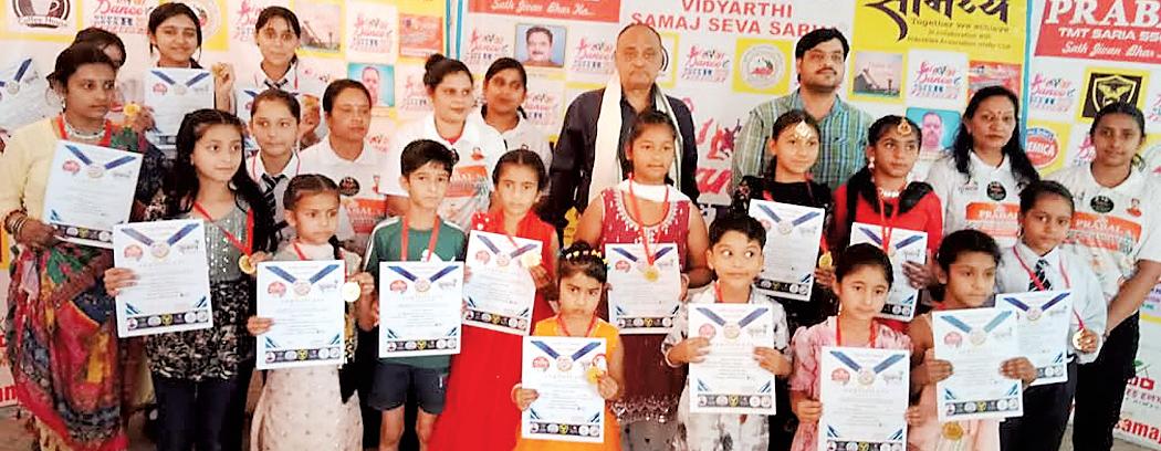 Auditions organised under the programme 'Dance Ke Superstar' on Shanti International school