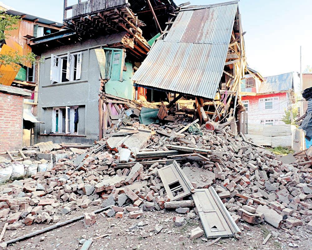 Houses of two LeT terrorists suspected in Pahalgam attack destroyed in blast