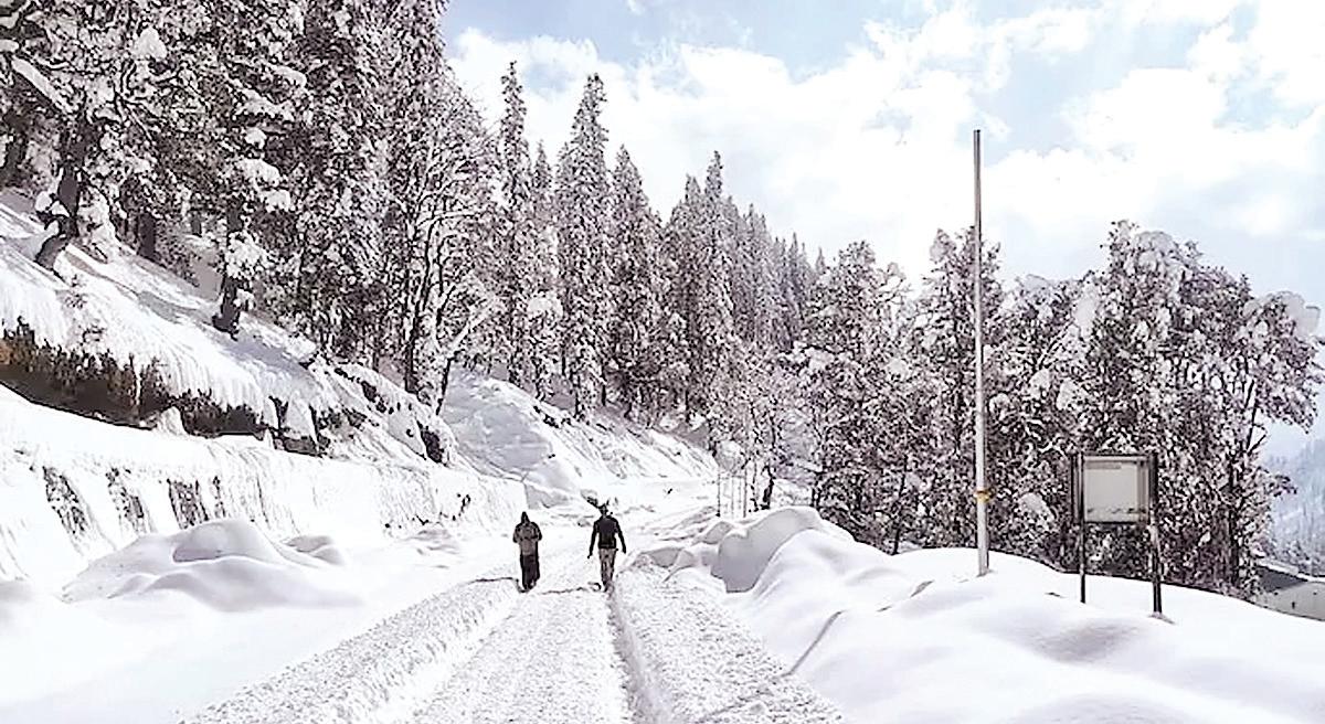 Snowfall in Lahaul-Spiti, heatwave grips foothills