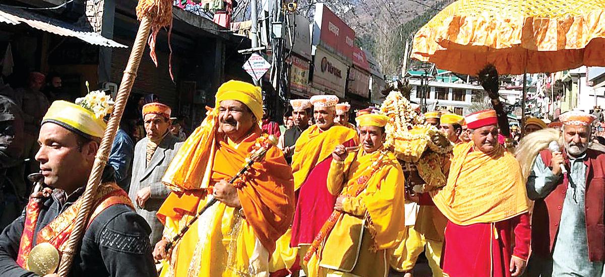 Three days Spring festival begins with arrival of deity Gauhari