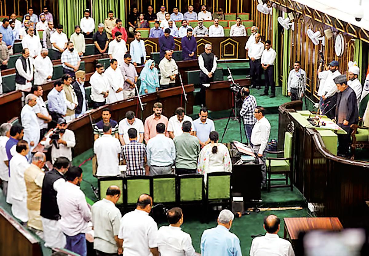 J-K Assembly moves resolution denouncing Pahalgam attack