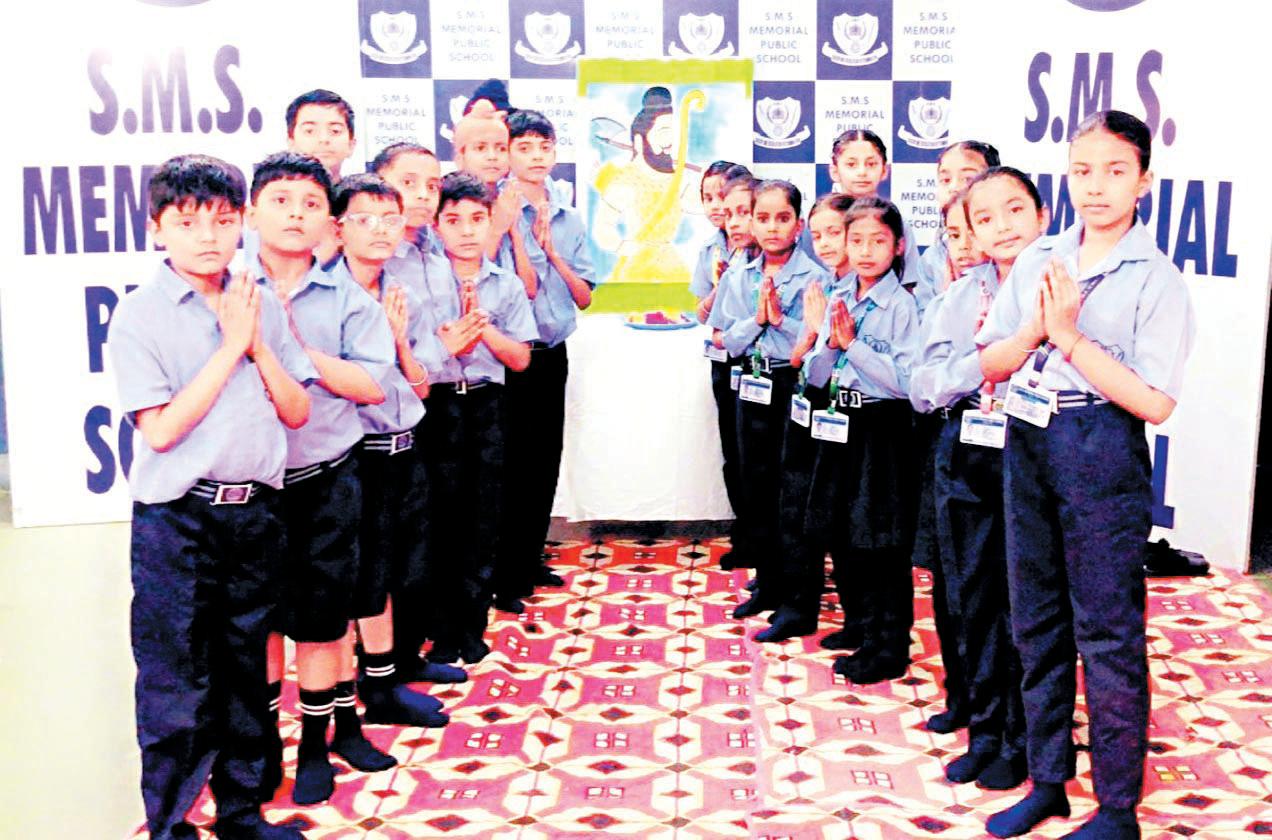 Lord Parshuram jayanti celebrated in SMS Memorial Public School