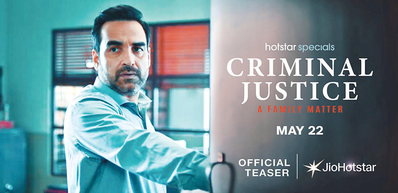 Pankaj Tripathi returns as Madhav Mishra in criminal justice - a family matter!