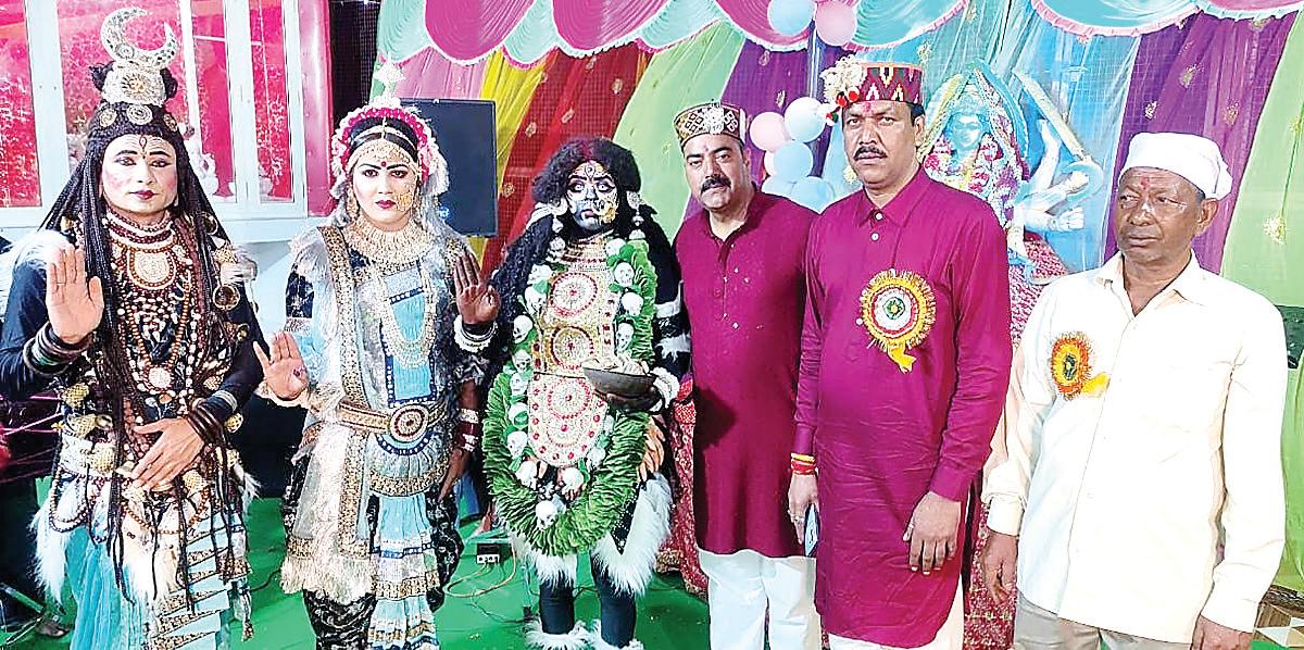 Devotees dance with devotion at 13th Grand Maa Bhagwati Jagran in Utpur