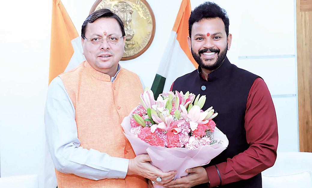 Uttarakhand CM Dhami meets Union Civil Aviation Minister Naidu to enhance air connectivity