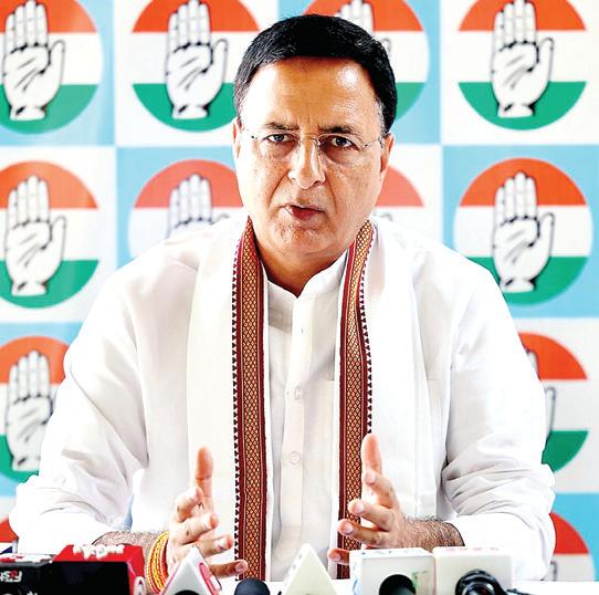 Modi govt and Pb govt, both pushed Haryana into 'water crisis': Randeep Surjewala