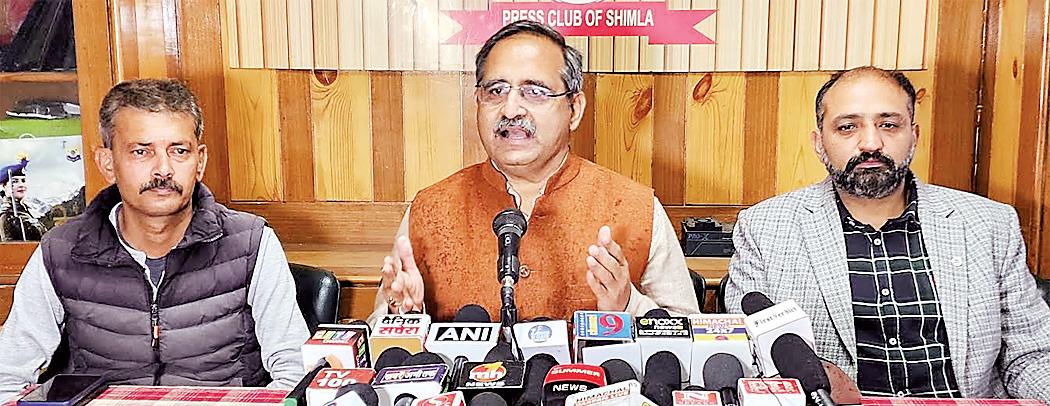 BJP MLA Randhir Sharma demands resignation of CM Sukhu and Congress State Chief