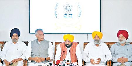 Punjab : All-Party Meet decides not to give extra water to Hry