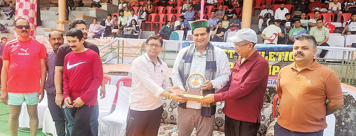 District athletic meet begins in Hamirpur; "Sports ensure holistic growth,” says Dr. Pushpendra