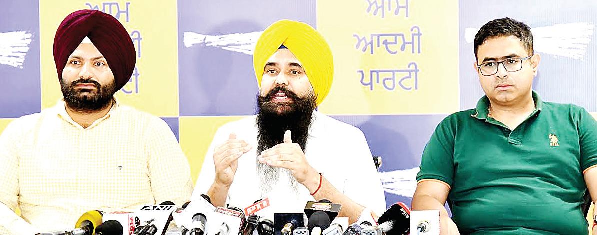 AAP questions Congress’s double standards on Punjab’s water issues